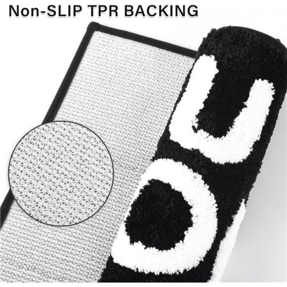 You Look Good Bathroom Rug Non Slip Bath Mat Absorbent Funny Washable Floor Carp - Picture 5 of 8
